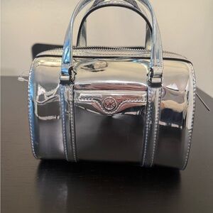 Michael Kors Metallic Silver Mini Bag